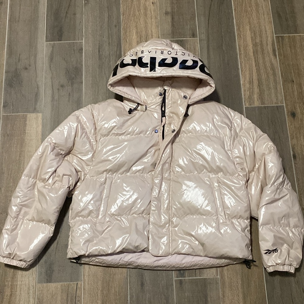 NEW Reebok x Victoria Beckham Puffer Winter Ski Jacket Size Large - Picture 4 of 11